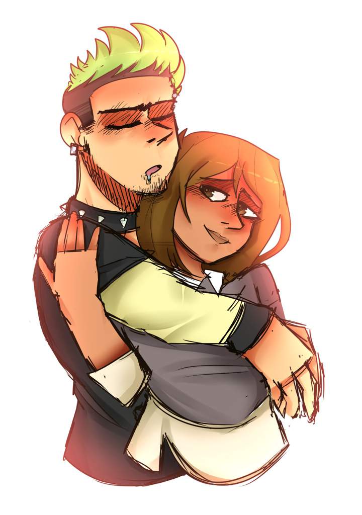 Art Trade w/ Hella- Duncan x Courtney Total Drama Official A