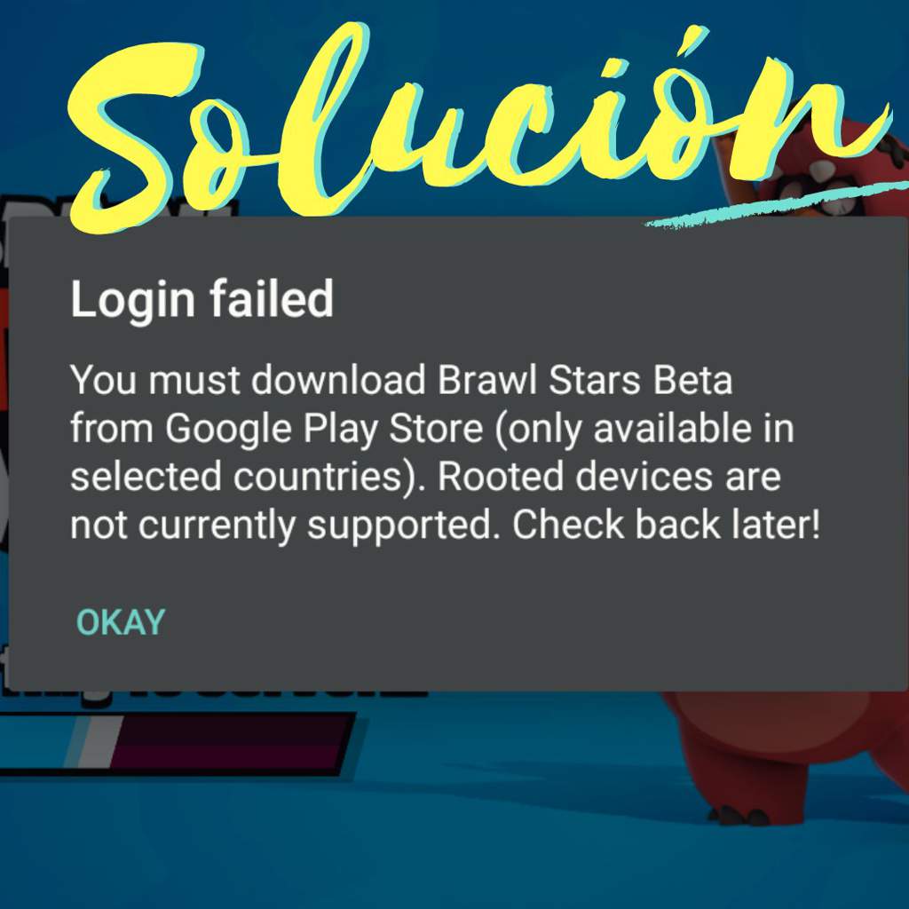 Solucion Al Error Login Failed Brawl Stars Es Amino - brawl stars android login failed