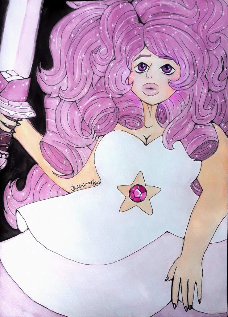 Rose Quartz Watercolour | Steven Universe Amino