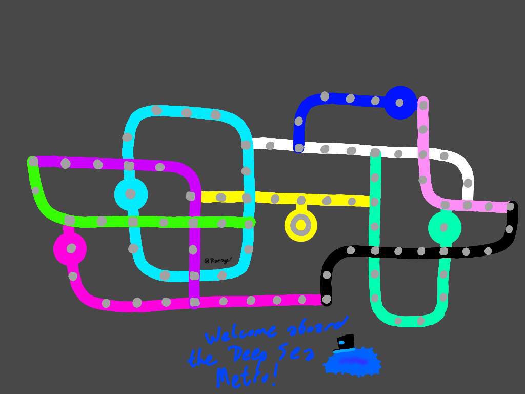 Deep Sea Metro Map! 