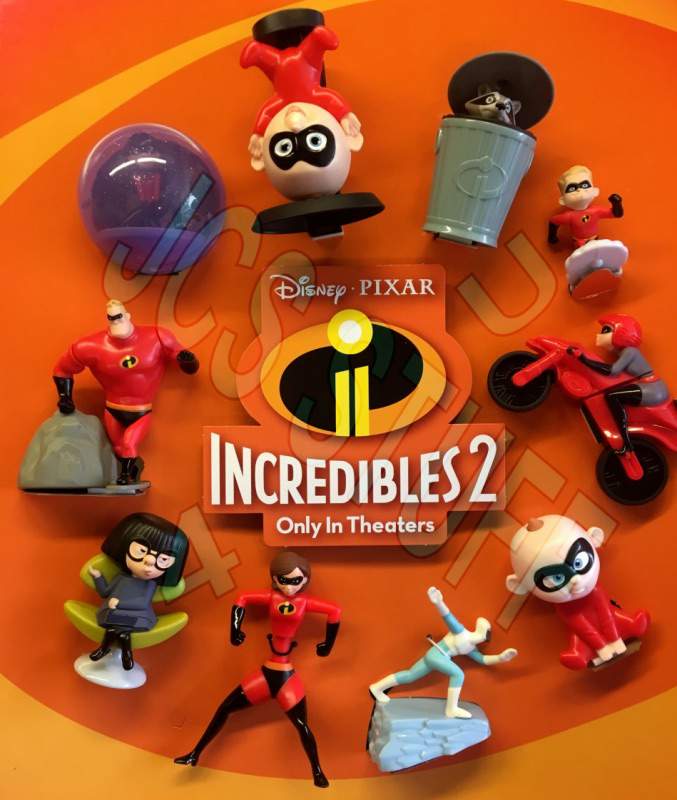 incredibles toys mcdonalds