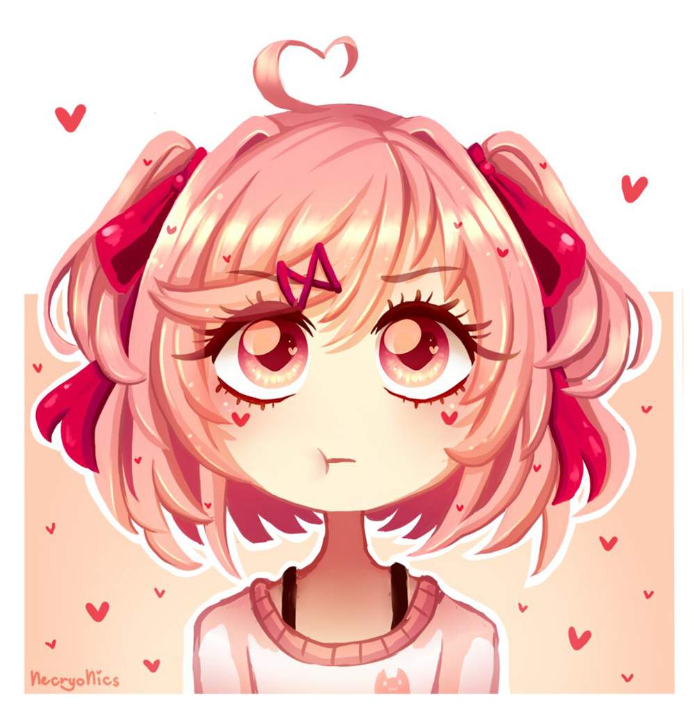 Doki Doki Fanart 19 Tell Me I M Cute Baka Doki Doki Literature Club Amino