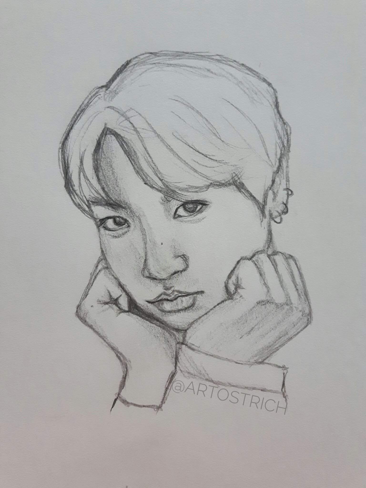 Kookie Sketch💖 | GERMAN 🇩🇪 BTS AMINO Amino