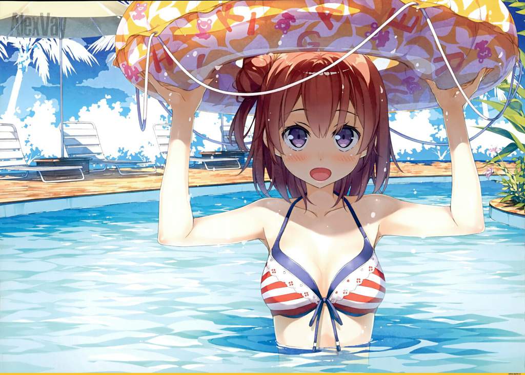Anime bikini girl hot in picture