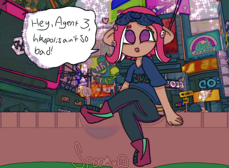 Agent 8 in Inkopolis | Splatoon Amino