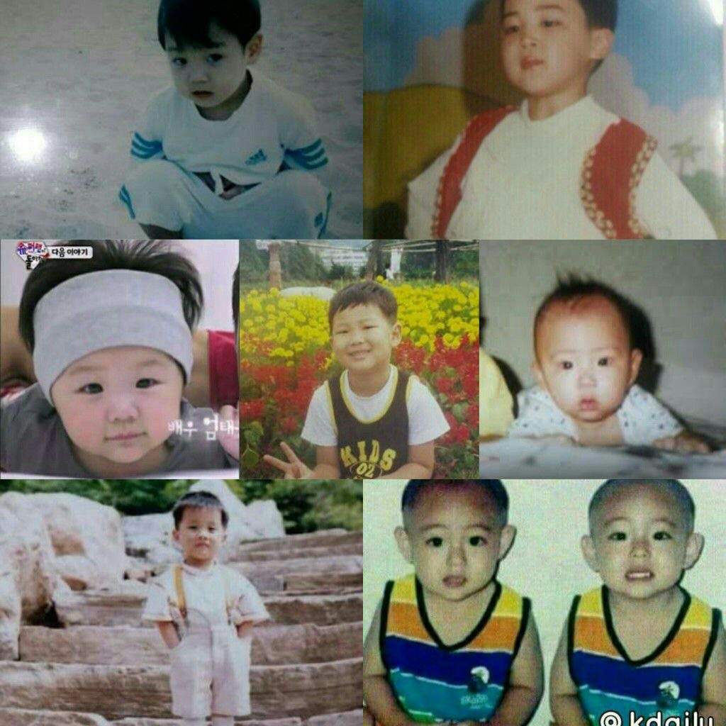 Cute bts when they were a baby | Park Jimin Amino