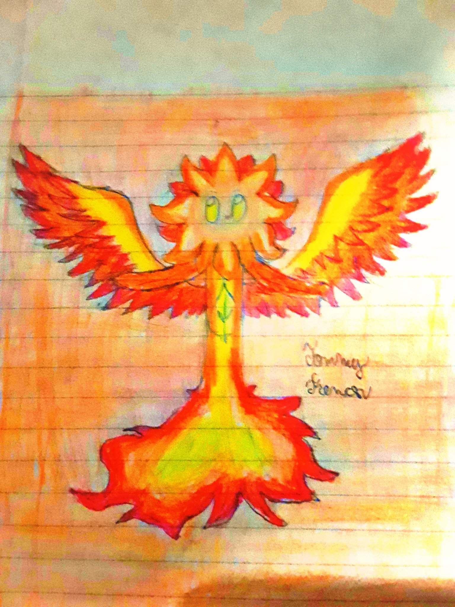 Solar Flare as a Phoenix | PvZ. Universe Amino Amino