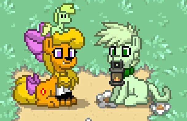 Screenshots from pony town with the squad | Woolfy's Animations Amino