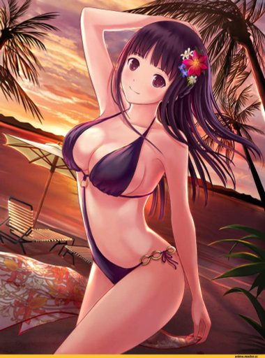 Anime skull bikini