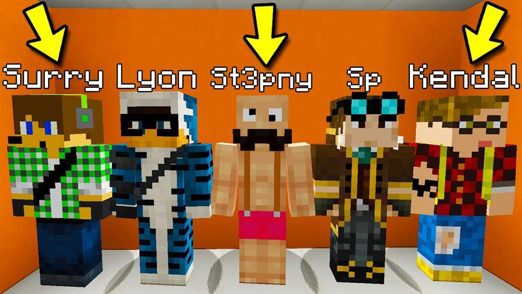 Youtuber Stepny Surry Kendal Lyon spjokey  Minecraft Amino