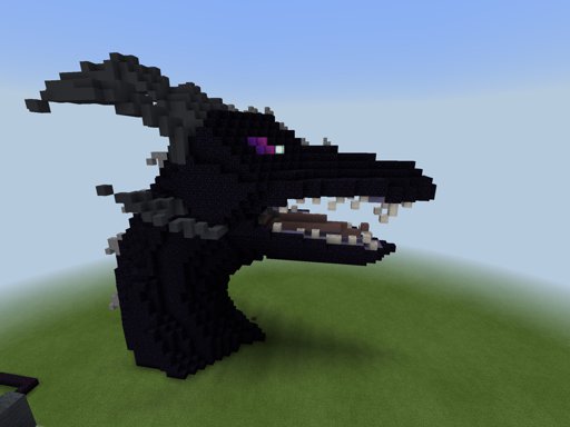 🐲EnderDragon Head | Build🐲 | Minecraft Amino