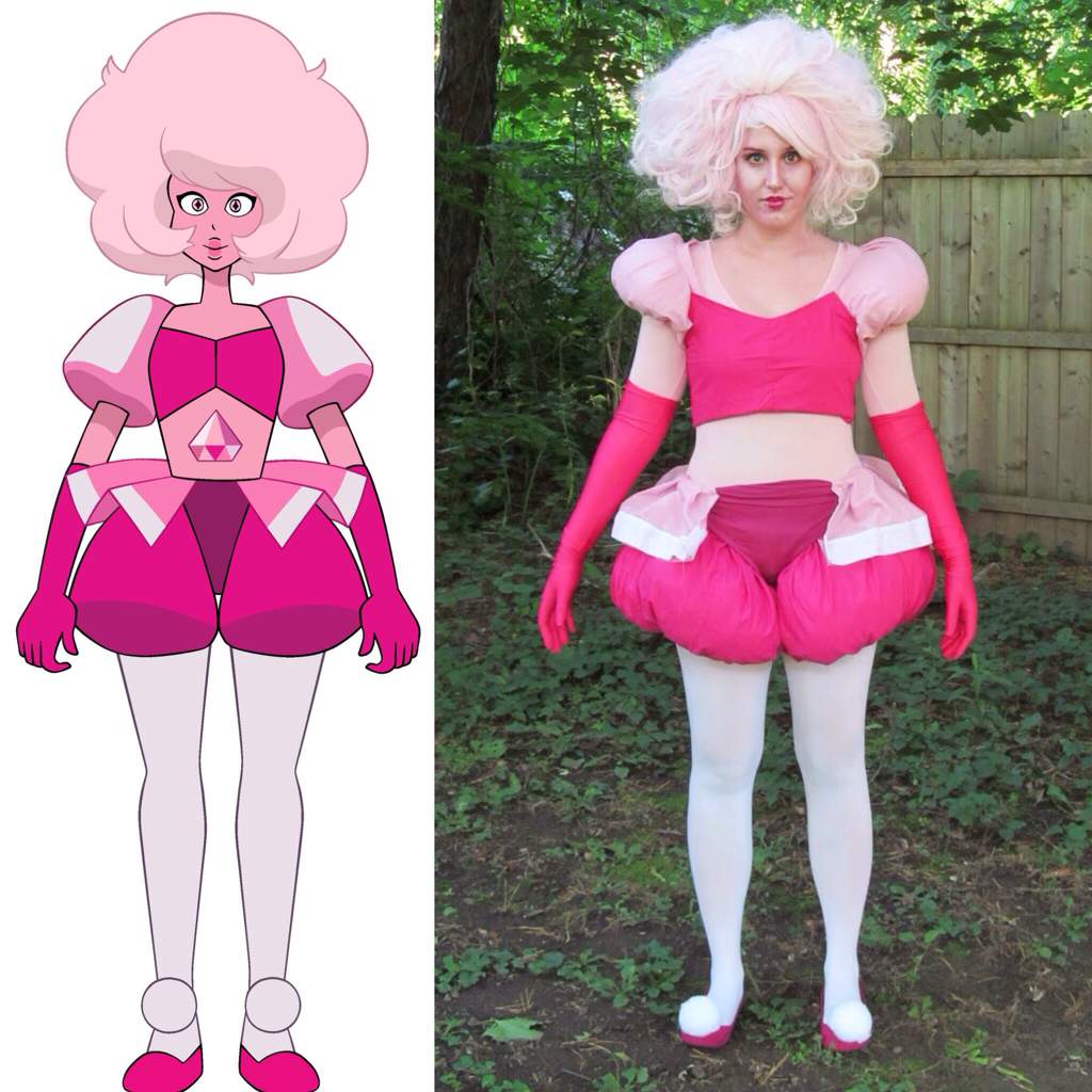 Progress on my Pink Diamond cosplay!! 