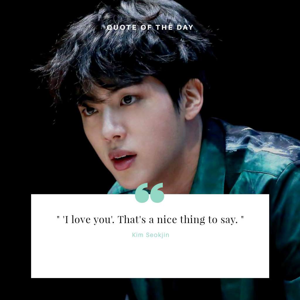 Kim Seokjin Quotes | ARMY's Amino