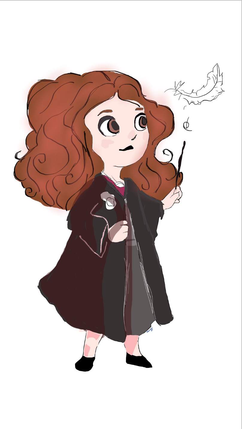 Hermione Granger Fanart || Swish and Flick | Harry Potter Amino