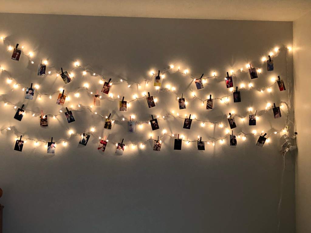 DIY: BTS Fairy Lights Photocard Wall | ARMY's Amino