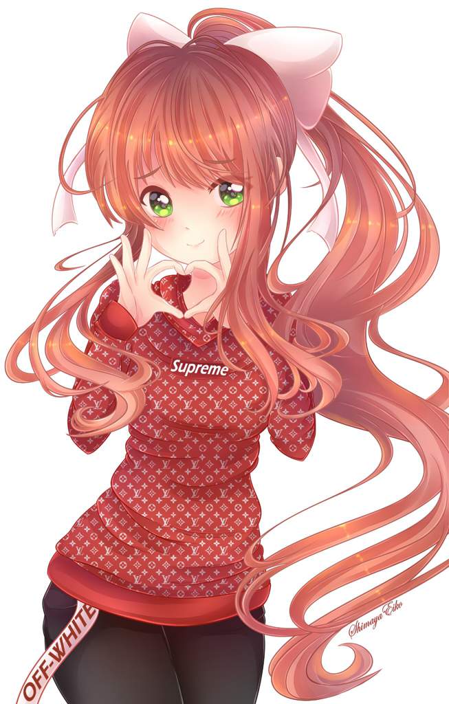 Doki Doki Fanart 26 Supreme Monika Doki Doki Literature Club Amino