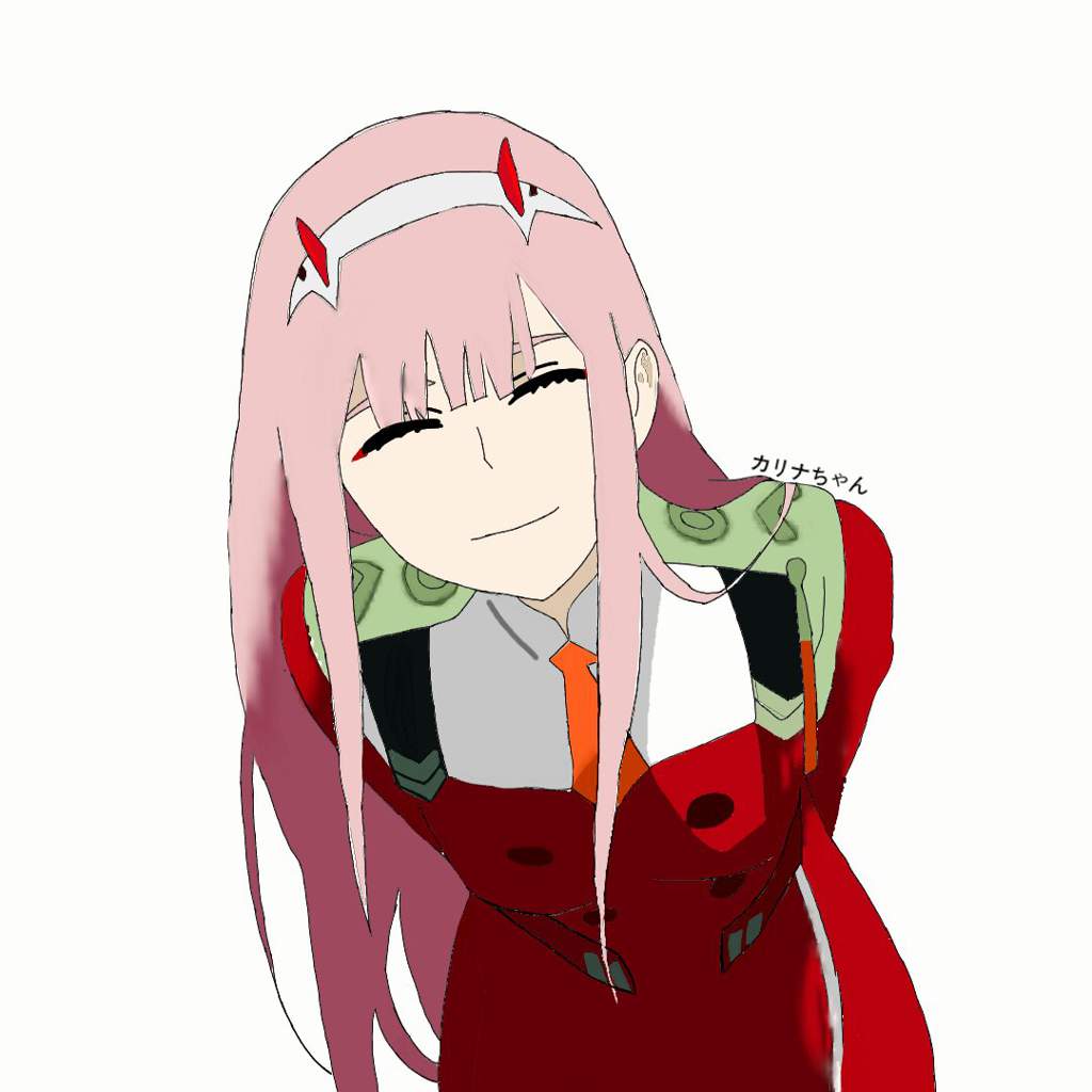 Dibujo de Zero two | Anime & Darling in the Franxx Amino