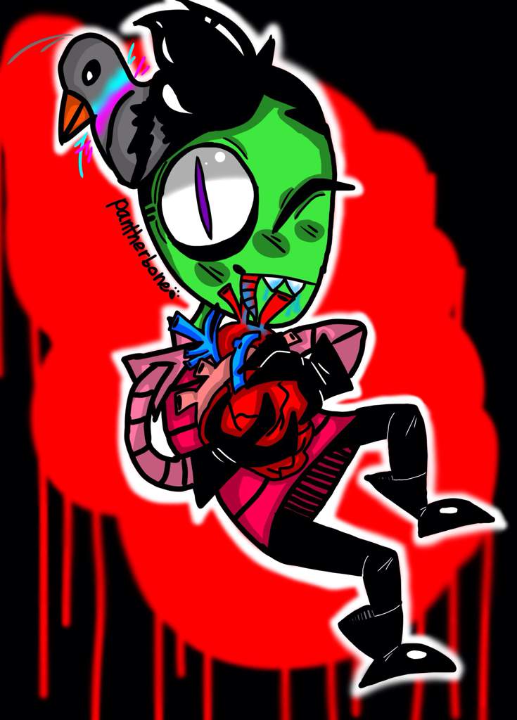 Invader Zim Dark Harvest Fanart - Calido Wallpaper