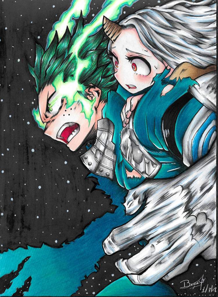 001┋ Dibujo de Deku & Eri Boku No Hero Academia Amino. Amino