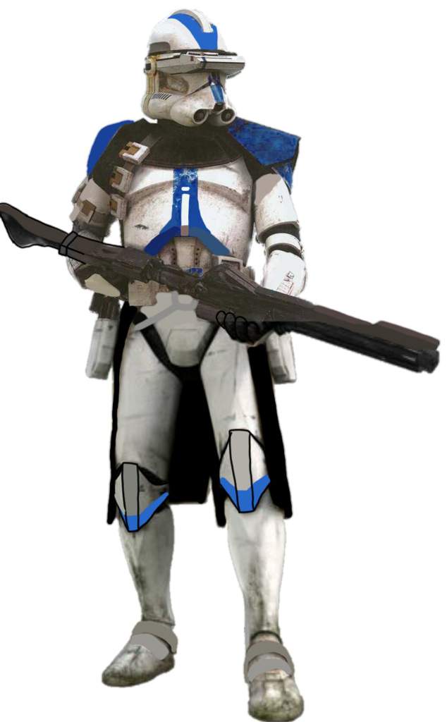 star wars blue commander