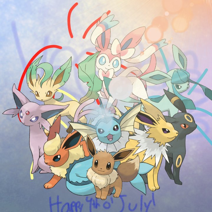 Fourth of July Lazy Edit (yay) | Eeveelution Community Amino