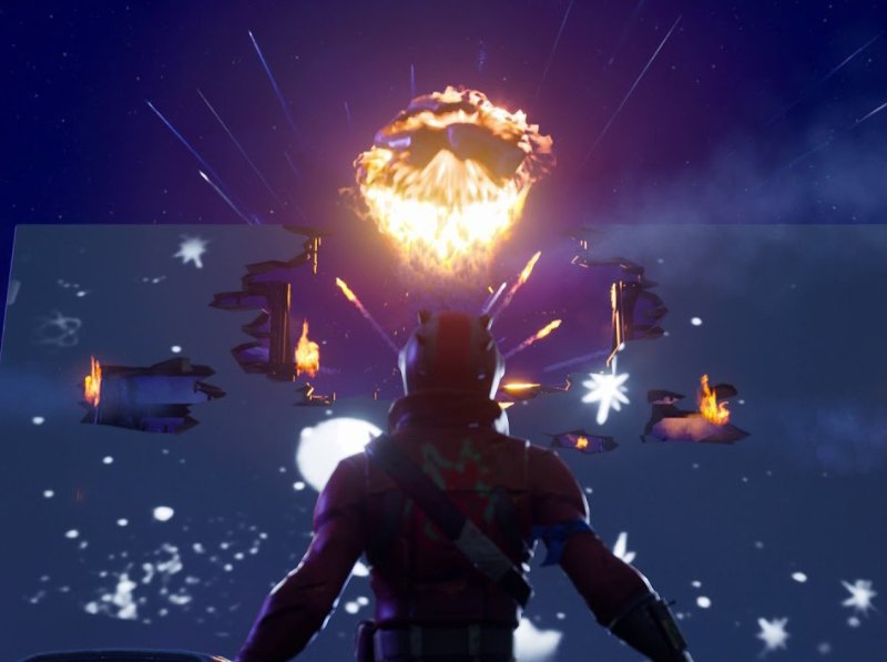 for weeks before impact this event was shrouded in mystery and everyone on edge wondering what this thing was gonna do at the end of the season - fortnite storyline