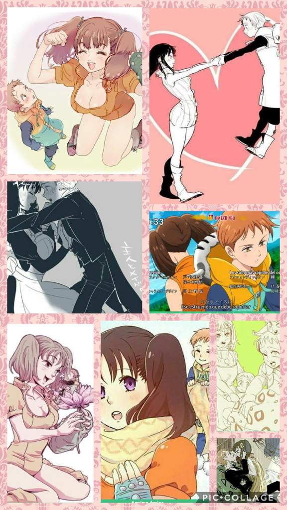 Collage De Diane Y King Nanatsu No Taizai Amino Amino