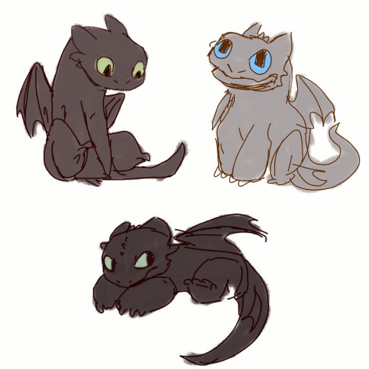 Toothless's babies H.T.T.Y.D Amino