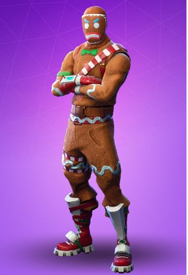 Favourite Christmas Skin Fortnite Battle Royale Armory Amino - merry marauder the ginger bread man this is a soul taking candy man what more can you ask from a skin