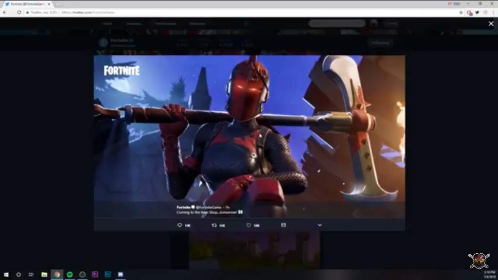 the red knight is coming back in fortnite the fortnite twitter has finally confirmed it so get your v bucks ready - when is the red knight coming back to fortnite