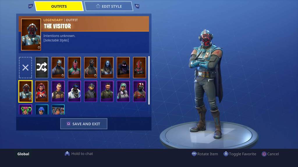 the visitor fortnite figure