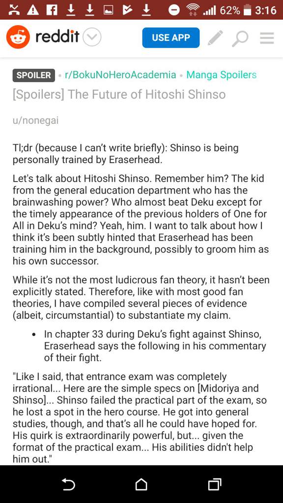 Who Believes In The Aizawa Mentoring Training Shinso Theroy My