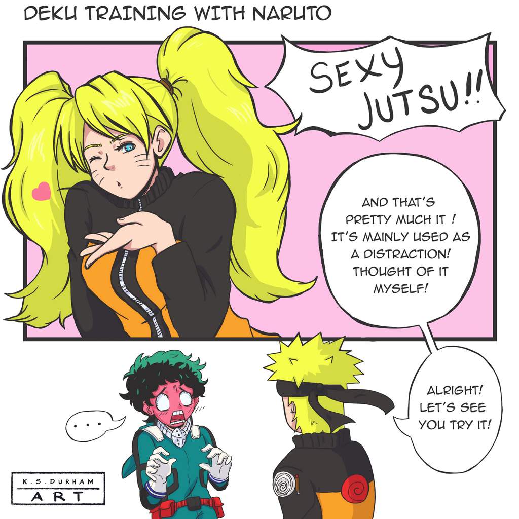 Deku Training With Naruto Arts And Ocs Amino 1985