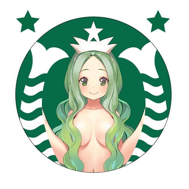 Starbucks Mermaid (anime ver. 