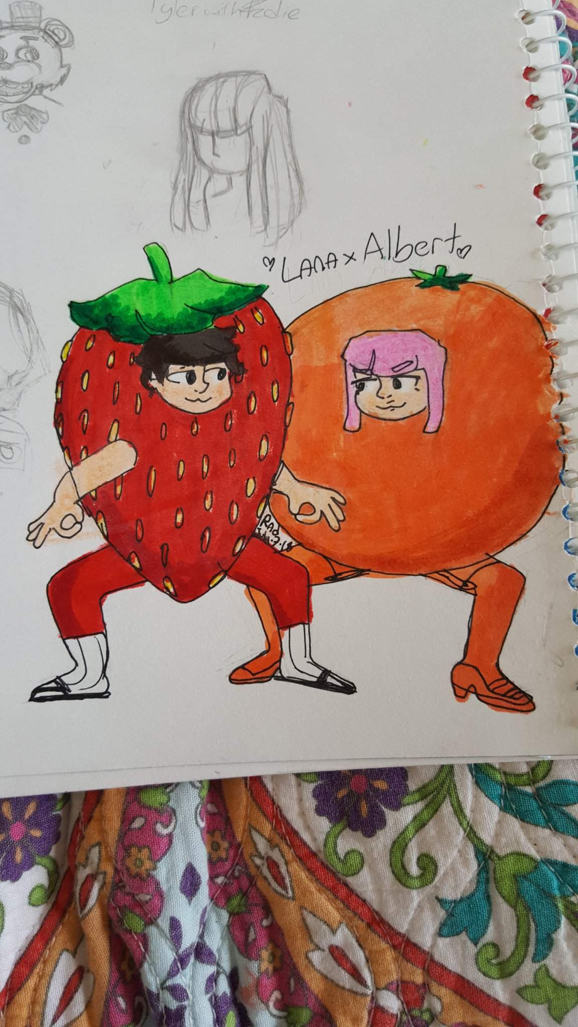 Albert and Lana cosplaying | Flamingo! Amino