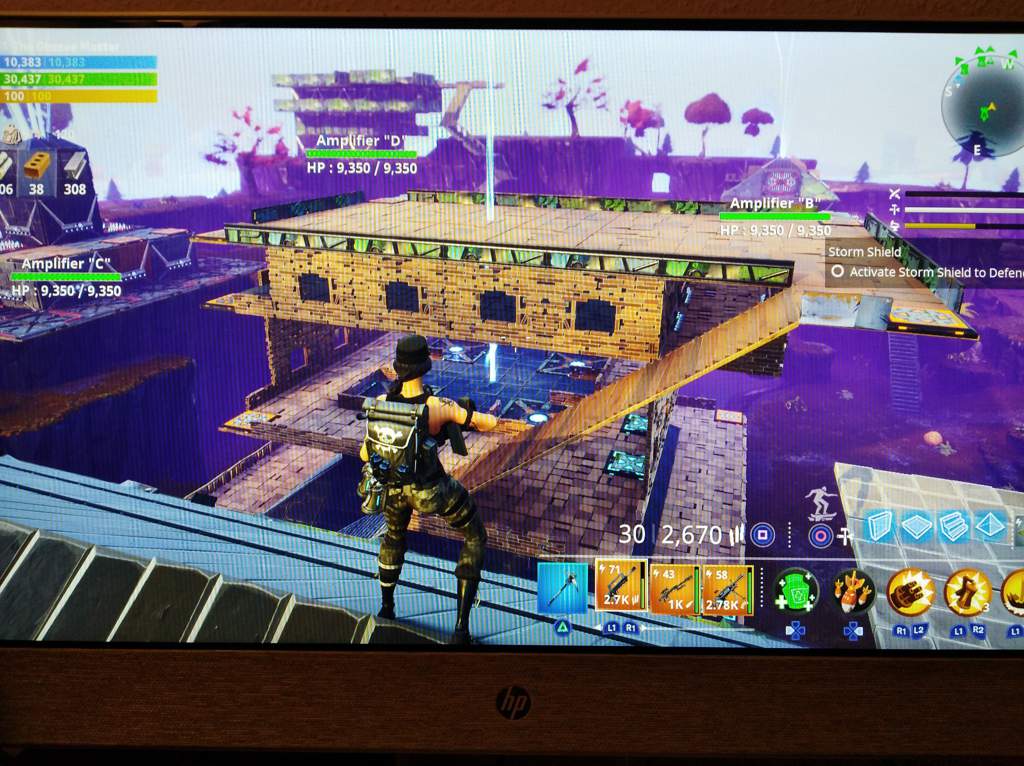 i think i got way to creative in my base at plankerton - fortnite base defense
