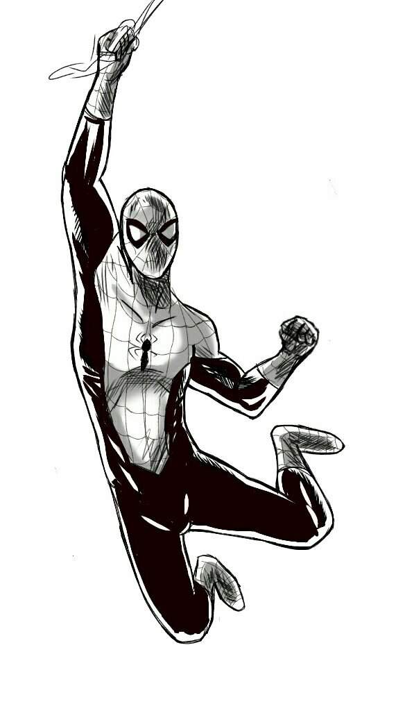 Spiderman a blanco y negro?? | DibujArte Amino