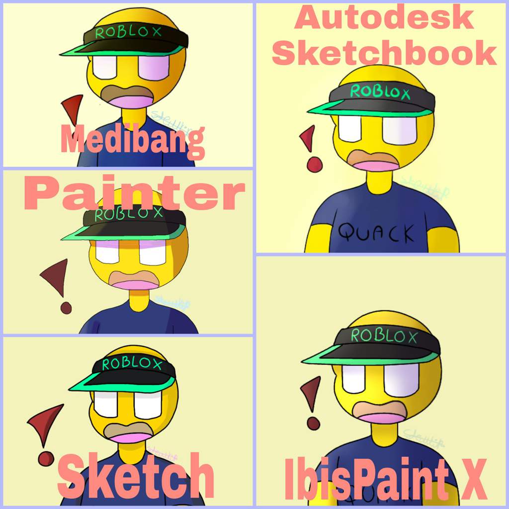 Stewkip In 5 Different Art Programs Roblox Amino - roblox painter