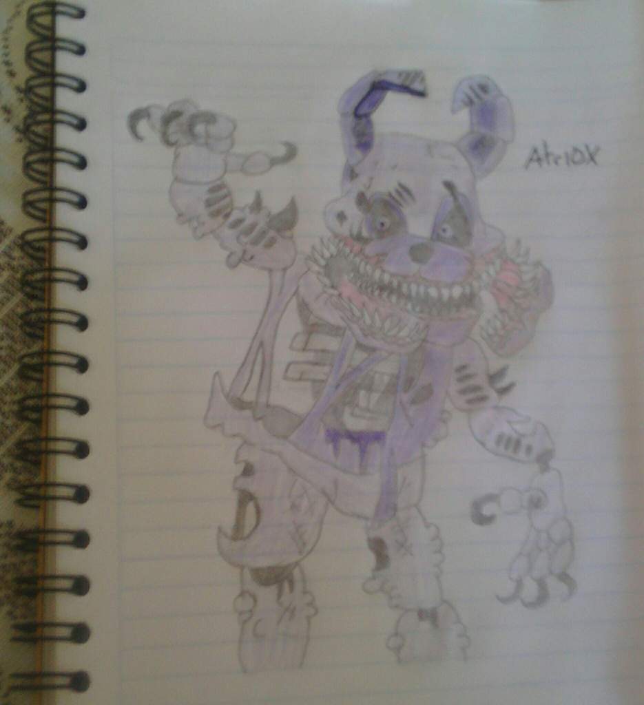 Dibujo Twisted Bonnie Fnaf Amino Español Amino