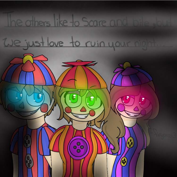 Balloon Boy, JJ, and DeeDee | Five Nights At Freddy's Amino