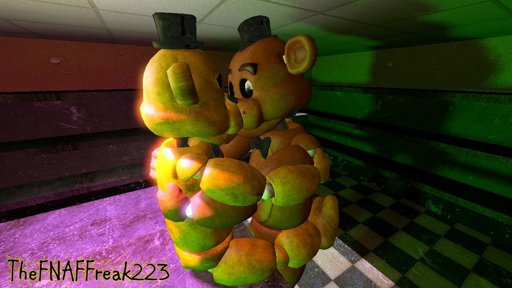 golden freddy x toy bonnie