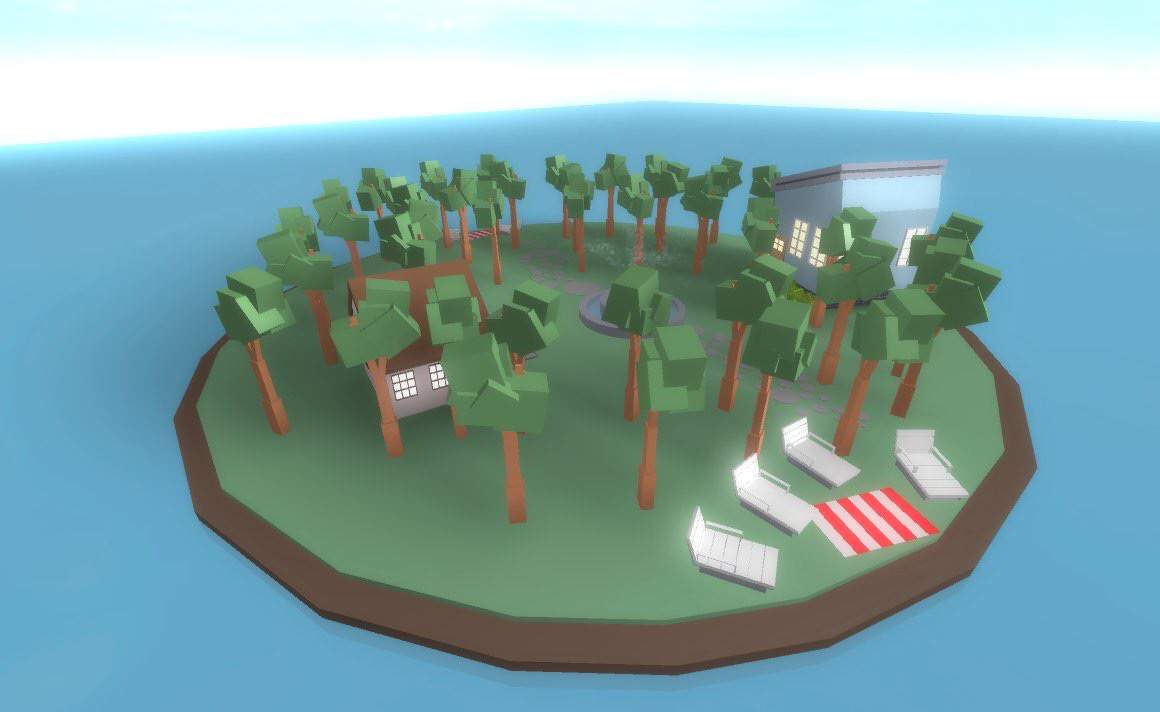 Low-Poly Island Build | Roblox Amino
