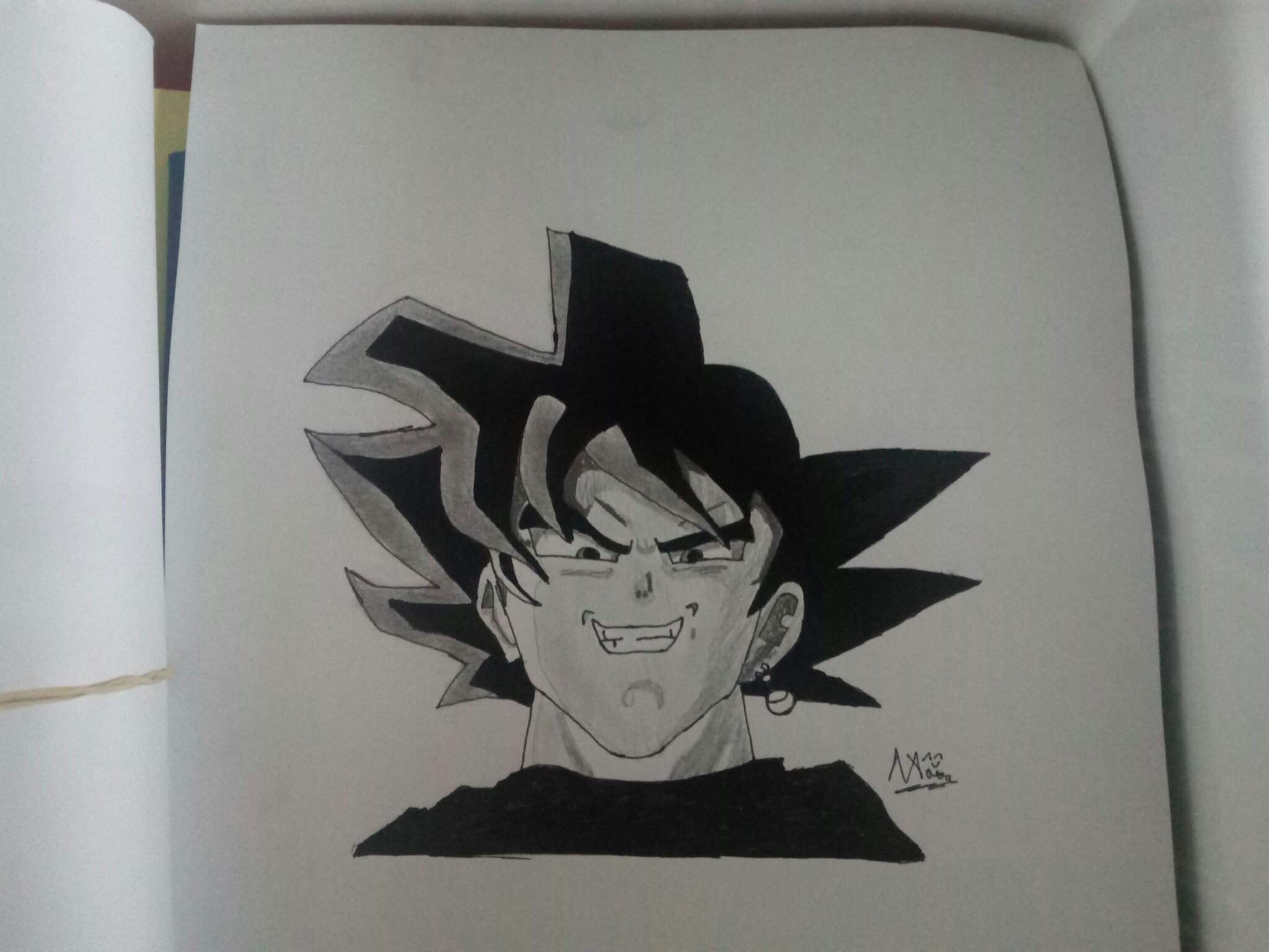 Mon dessin de black goku dans dbs | MANGAS PASSIONS Amino