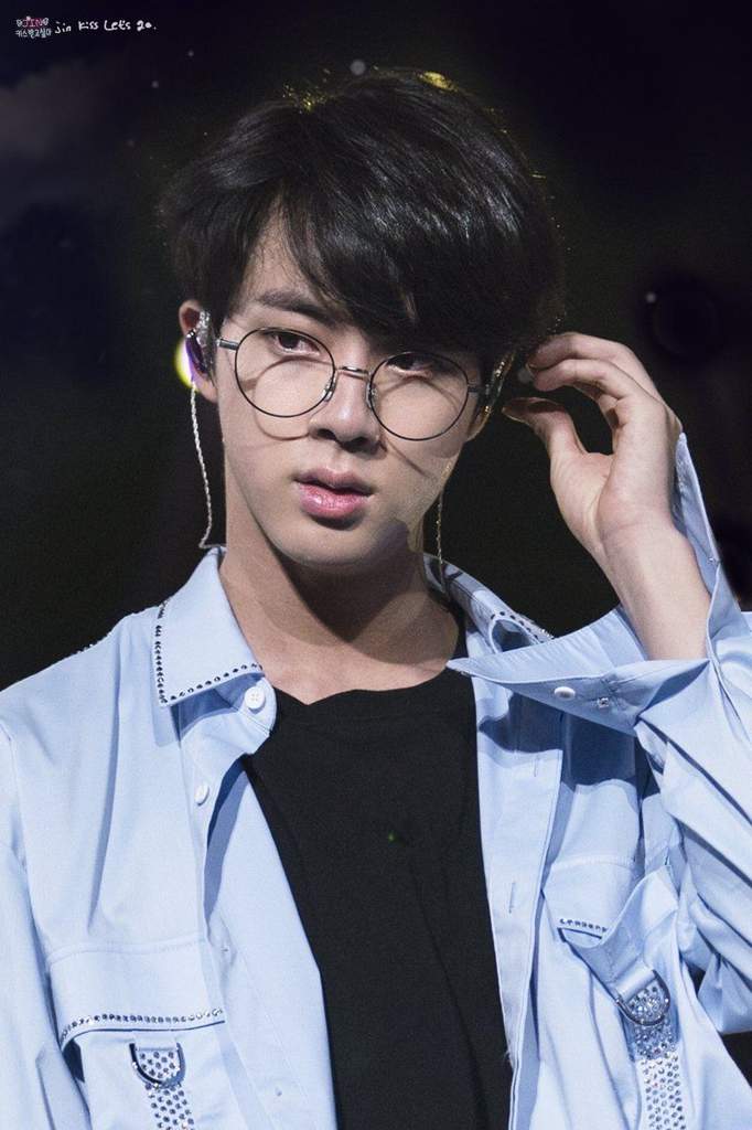 [FA] Jin with glasses sketch | ARMY's Amino