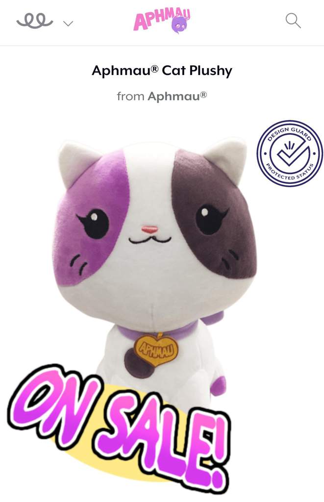 aphmau merch cat plush