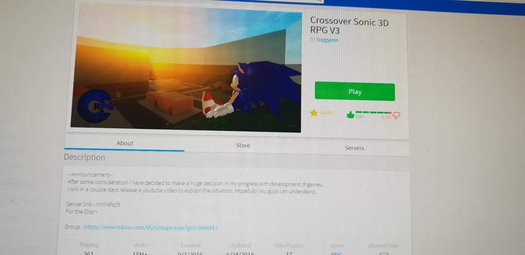 If You Like Role Playing With Real People Play This Game Sonic The Hedgehog Amino - sonic says rp roblox