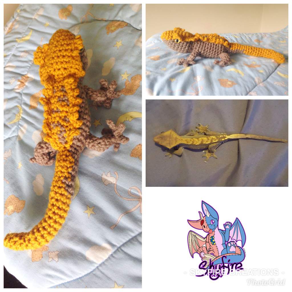 crested gecko stuffed animal