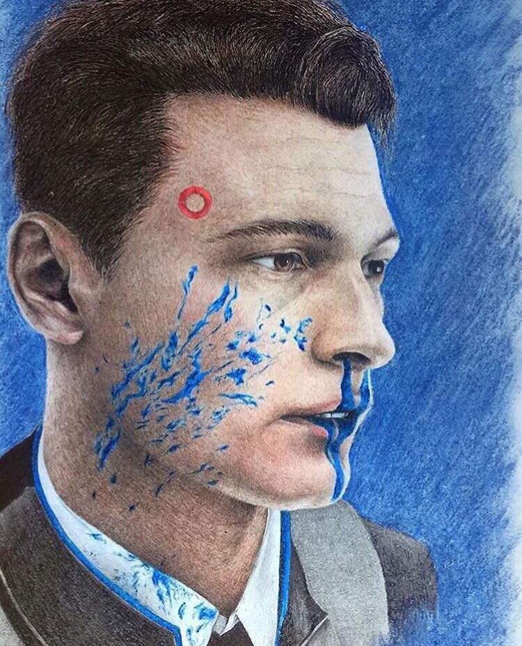 Bleeding connor fan art created by arina_kondrat instagram | Detroit ...