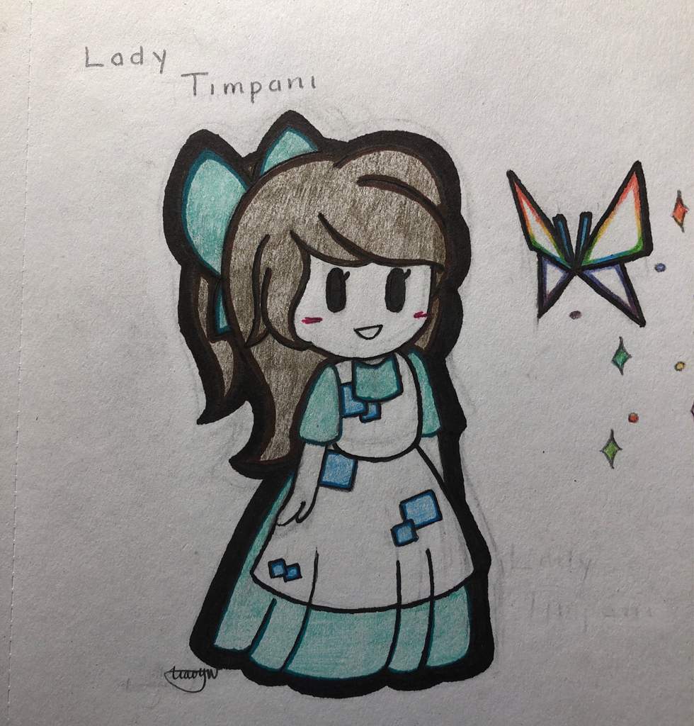 Lady Timpani Spm Paper Mario Amino