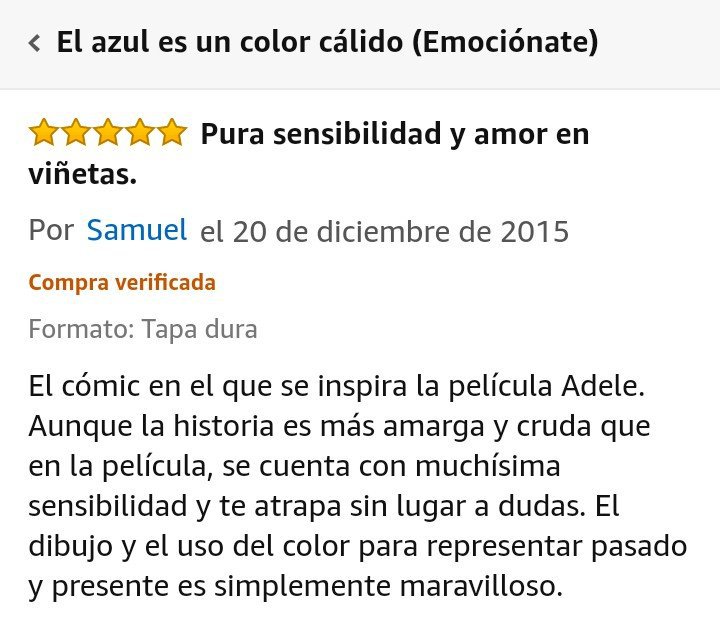 El azul es un color cálido [ NOVELA GRÁFICA LGBT ] Reseñas y Descargas de Libros Amino